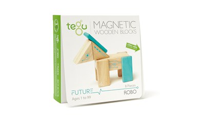 Magnetisches Holzset Robo, 8 Teile