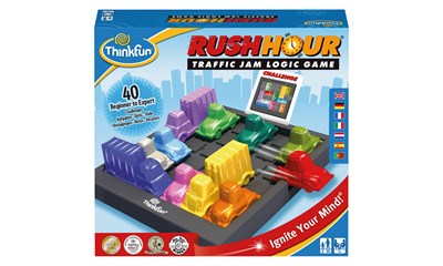 Rush Hour, d/f/i ab 8 Jahren, 1 Spieler, 40 Karten in 4 Schweregraden