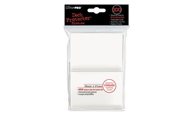 White Deck Protector Standard (100) NEW SIZE