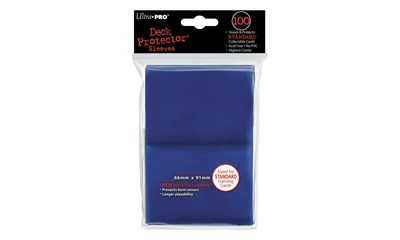 Blue Deck Protector Standard (100) NEW SIZE