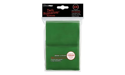 Green Deck Protector Standard (100) NEW SIZE