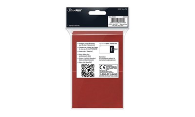 Red Deck Protector Standard (100) NEW SIZE