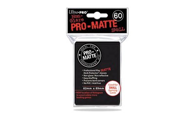 Black PRO-Matte Deck Protector Small (60)