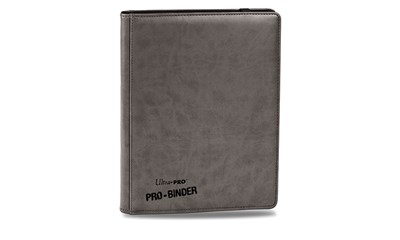 Premium Pro-Binder 9-Pocket - Bright Grey