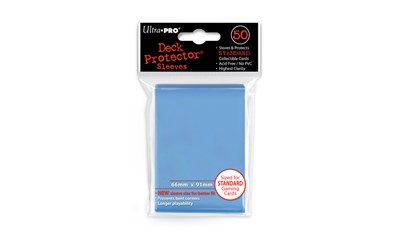 Light Blue Deck Protector Standard (50) NEW SIZE