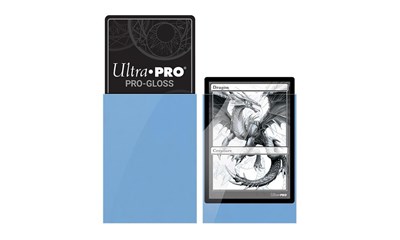 Light Blue Deck Protector Standard (50) NEW SIZE