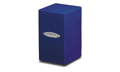 Satin Tower Deck Box - Blue