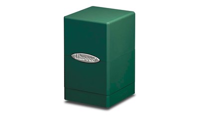 Satin Tower Deck Box - Green