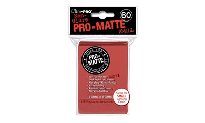 Red PRO-Matte Deck Protector Small (60)