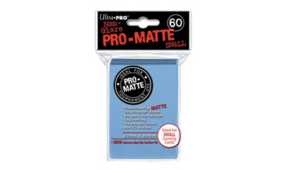 Light Blue PRO-Matte Deck Protector Small (60)