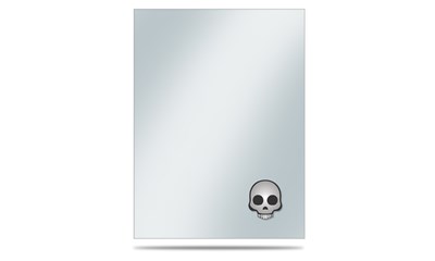 Printed Deck Protector Sleeve Covers - Emoji Skull
