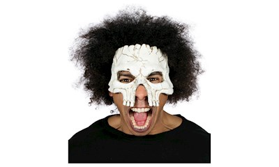 Maske Schädel Halbmaske