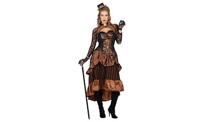 Steampunk Victoria Gr.38 1-teiliges Kleid