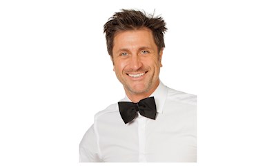 Fliege schwarz ca. 12 cm, 100% Polyester
