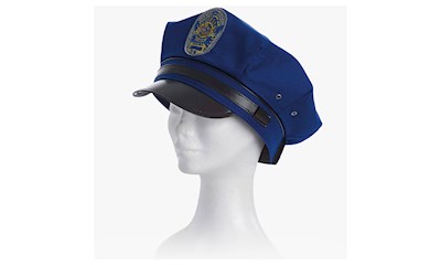 Kappe Police, blau Unisize