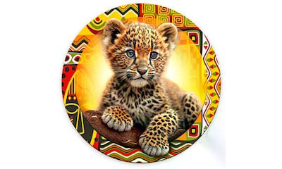 Süsses kleines Leopard
