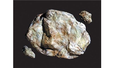 Giessform verwitterter Felsen