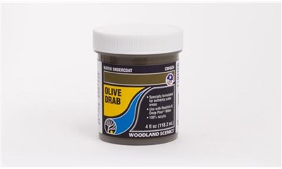 Wassergrundfarbe graubraunoliv