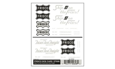 Frisco Güterwagenbeschriftung H0