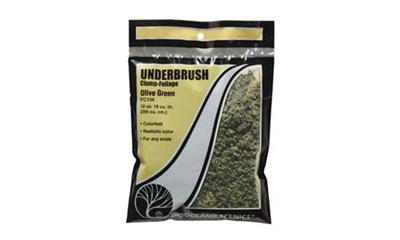 Beflockungsmaterial olivgün