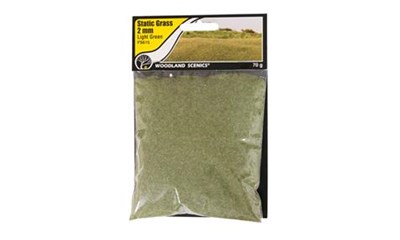 2mm Static Grass Light Green