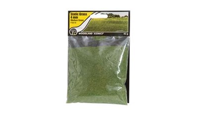 4mm Static Grass Medium Green