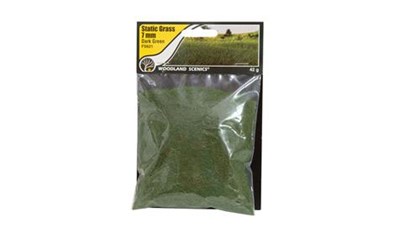 7mm Static Grass Dark Green