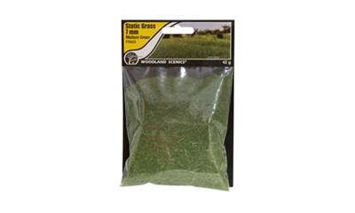 7mm Static Grass Medium Green
