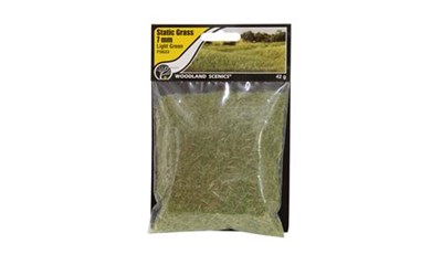 7mm Static Grass Light Green