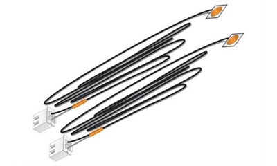 Orange Stick-on LED Lights