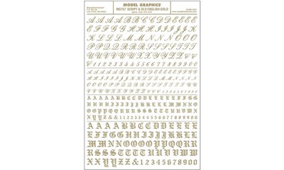 Buchstaben & Zahlen, Altengl. + Schreibschr., g.