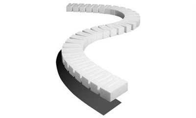Bahntrasse 2,5 cm 4 St.