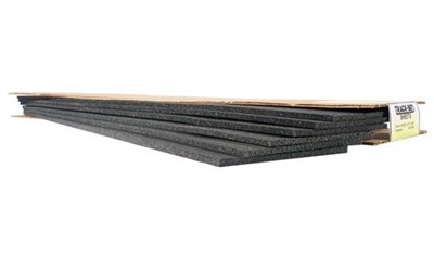 6 St. H0-Gleisbett-Platten 60X12,5X0,5Cm