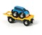 Autotransporter mit Rampe