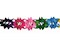 Girlande Blumen, 4 m Papier