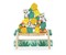 Tropik tropisches Balance Spiel FSC 25 x 8 x 18cm