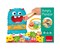 Hungriges Monster ab 3 Jahren, 1-4 Spieler, lustiges Familienspiel