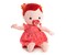 Puppe Rose mit Magnet-Schnuller 27 x 11 x 36cm