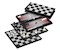 Schach-Backgammon-Dame-Set - Feld 37 mm