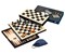 Schach-Backgammon-Dame-Set