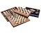 Schach-Backgammon-Dame-Set
