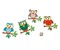 Puzzle Würfelspiel Eule