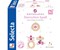 Minitrapez Sternchen Spass rosa 15.5cm