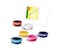Fingerfarben 6 Stück ca. 120 ml: Gelb, Pink, Rot, Lila, Blau, Grün