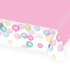Tischdecke Happy Birthday Pastel aus Papier 115x175cm