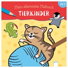 Malbuch Tierkinder Mein allererstes Malbuch 