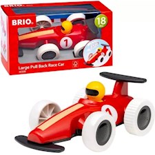 Grosser Rennwagen mit Rückziehmotor