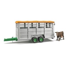 Viehtransportanhänger mit 1 Kuh