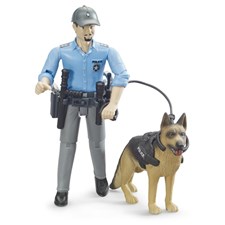 Polizist mit Hund