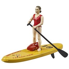 Rettungsschwimmerin mit SUP-Board 
